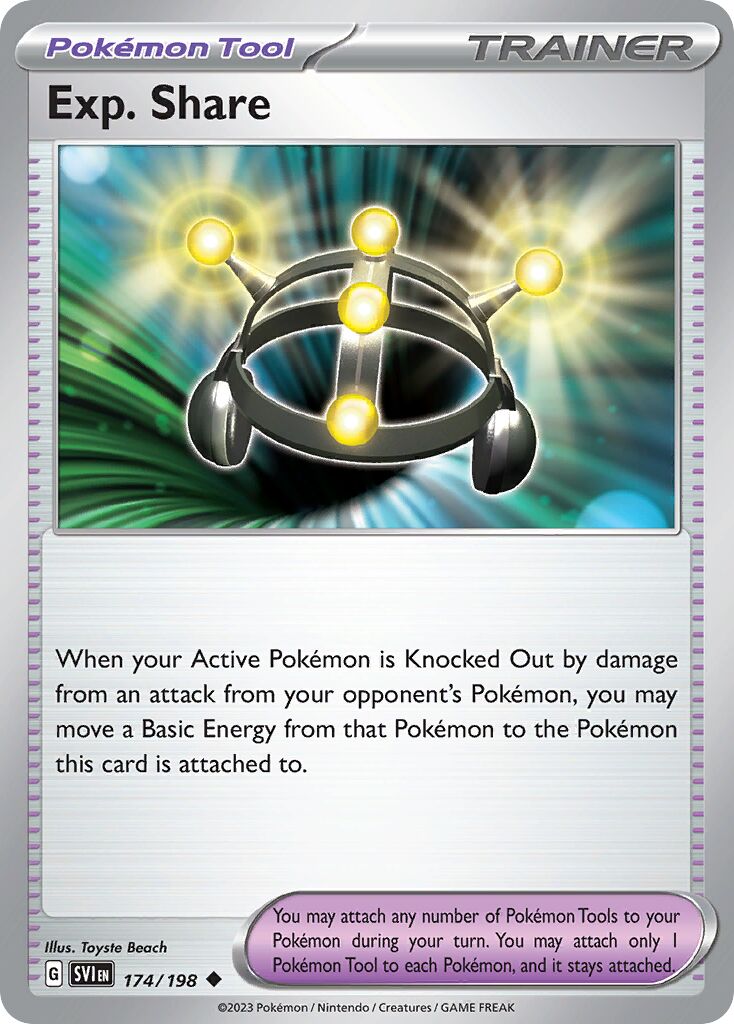 Exp. Share 174/198 — Scarlet & Violet (English Pokémon TCG card)