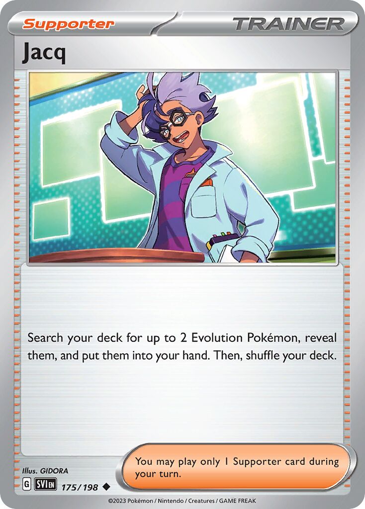 Jacq 175/198 — Scarlet & Violet (English Pokémon TCG card)