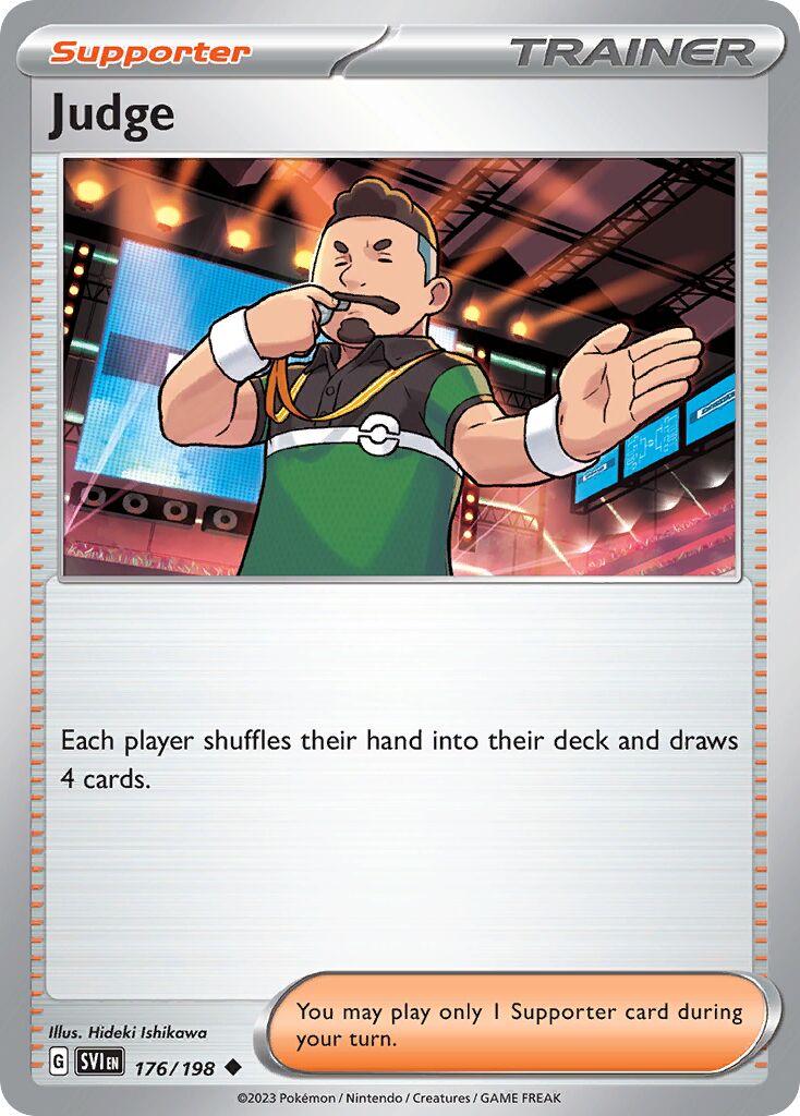 Judge 176/198 — Scarlet & Violet (English Pokémon TCG card)