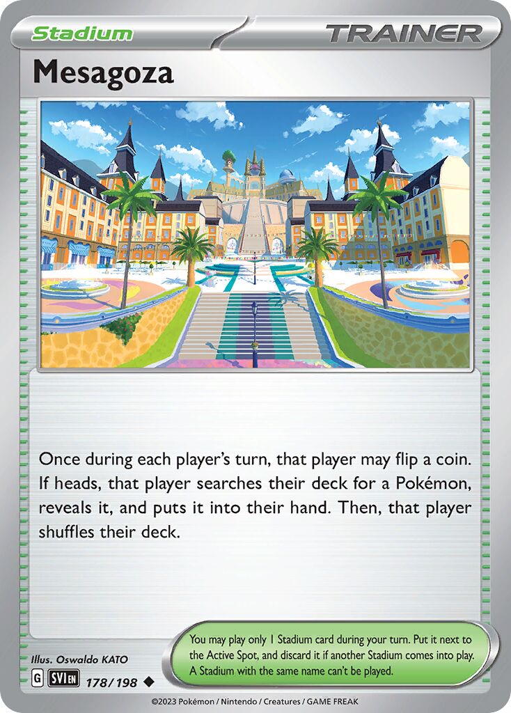 Mesagoza 178/198 — Scarlet & Violet (English Pokémon TCG card)