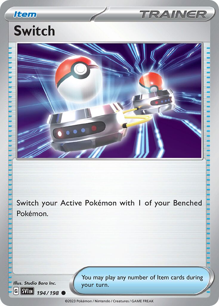 Switch 194/198 — Scarlet & Violet (English Pokémon TCG card)