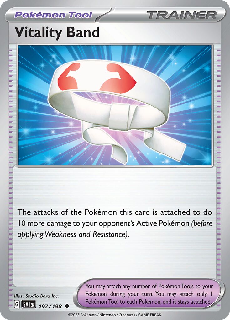 Vitality Band 197/198 — Scarlet & Violet (English Pokémon TCG card)