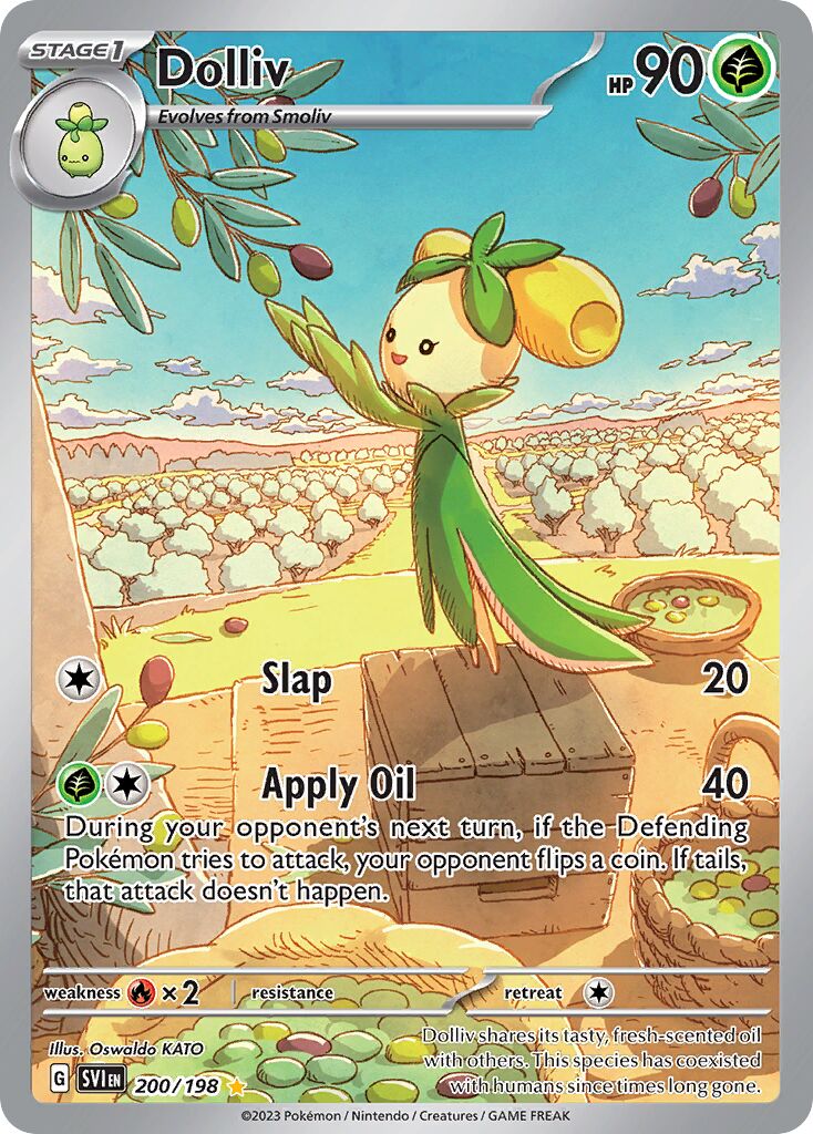 Dolliv 200/198 — Scarlet & Violet (English Pokémon TCG card)
