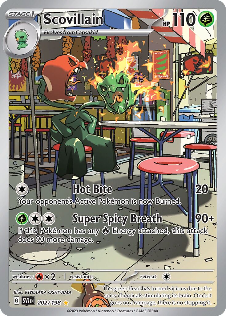 Scovillain 202/198 — Scarlet & Violet (English Pokémon TCG card)