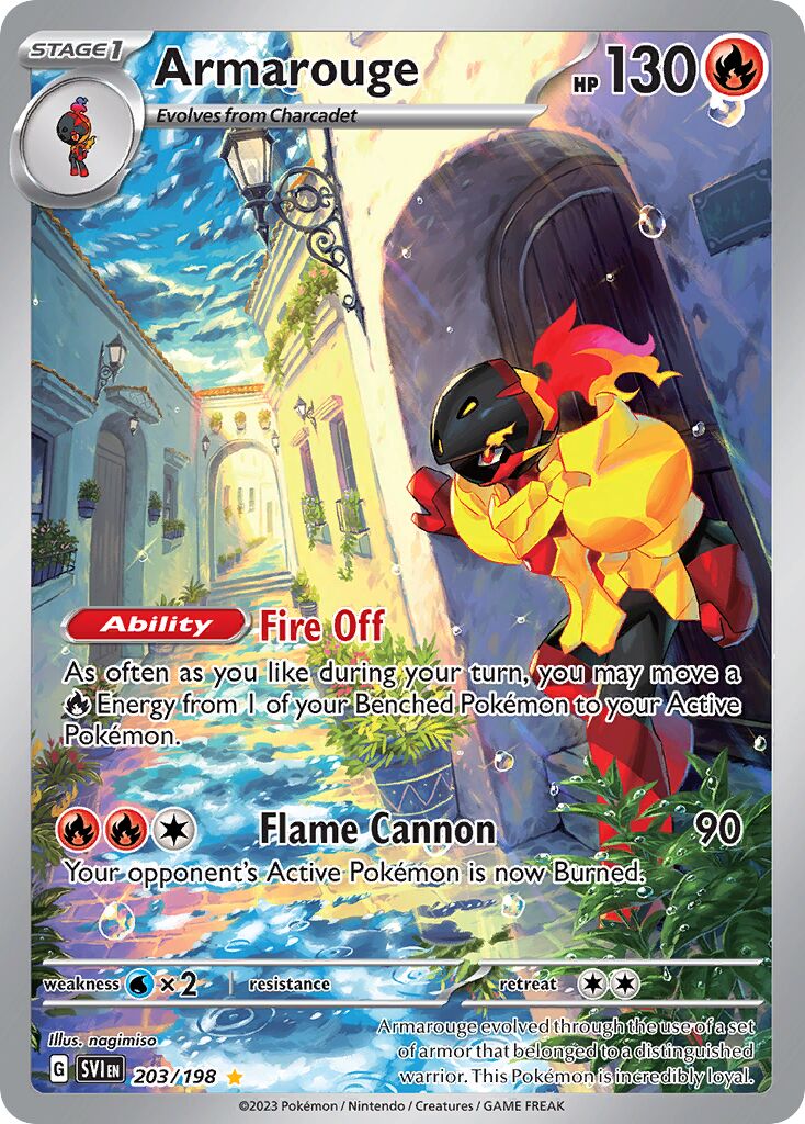 Armarouge 203/198 — Scarlet & Violet (English Pokémon TCG card)