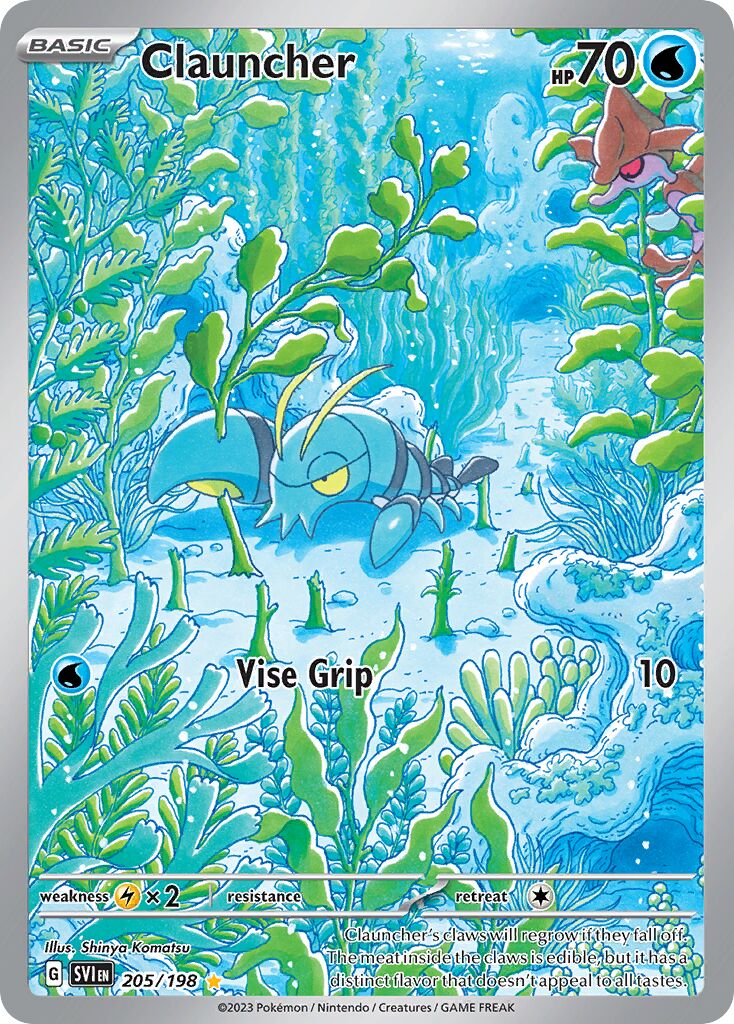 Clauncher 205/198 — Scarlet & Violet (English Pokémon TCG card)