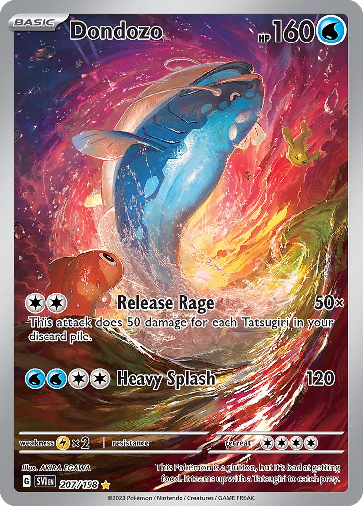 Dondozo 207/198 — Scarlet & Violet (English Pokémon TCG card)