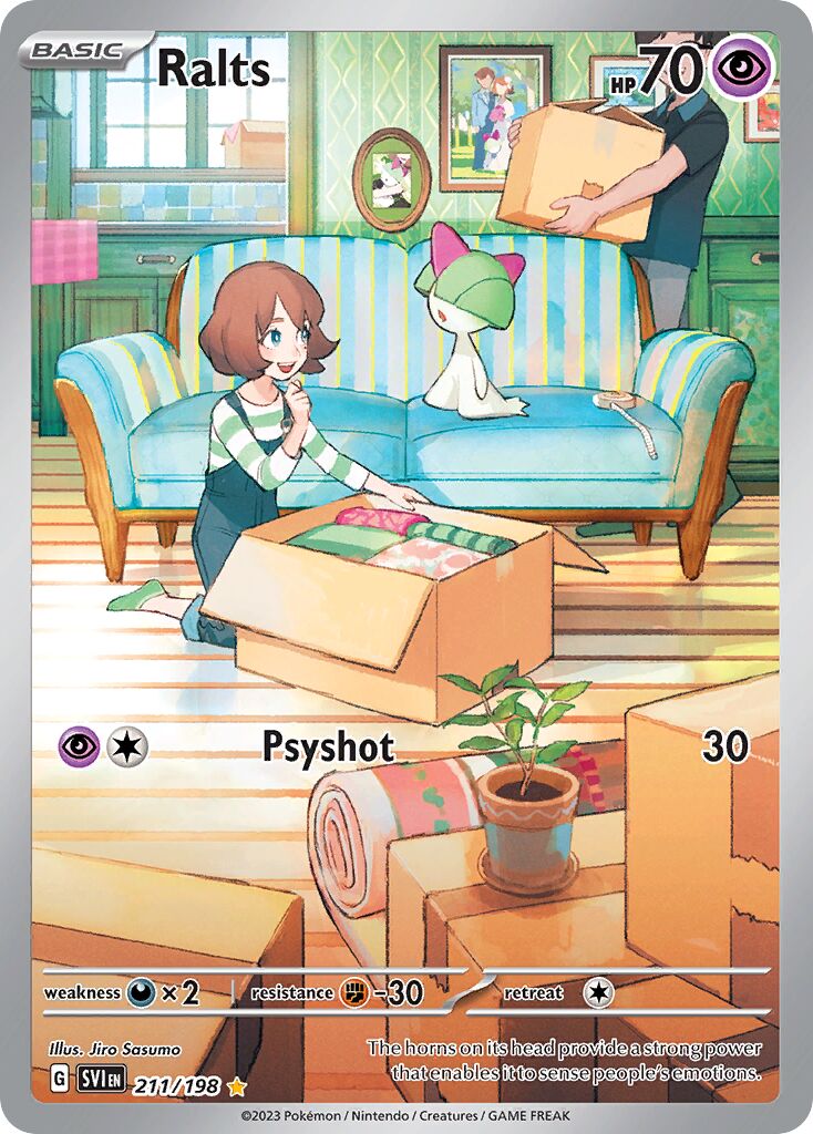Ralts 211/198 — Scarlet & Violet (English Pokémon TCG card)