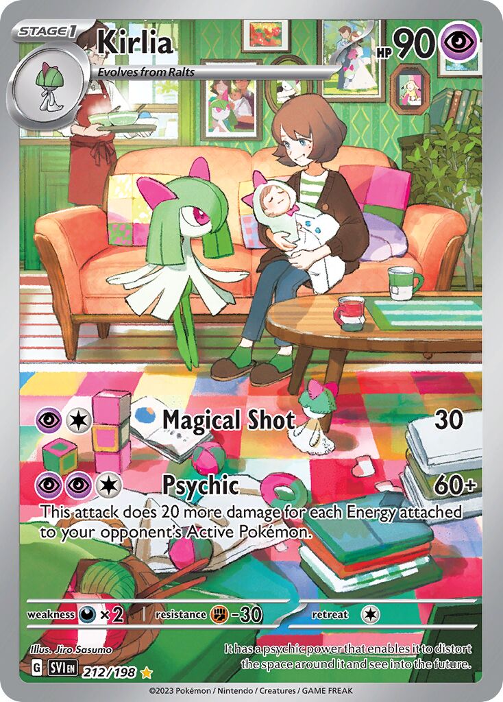 Kirlia 212/198 — Scarlet & Violet (English Pokémon TCG card)