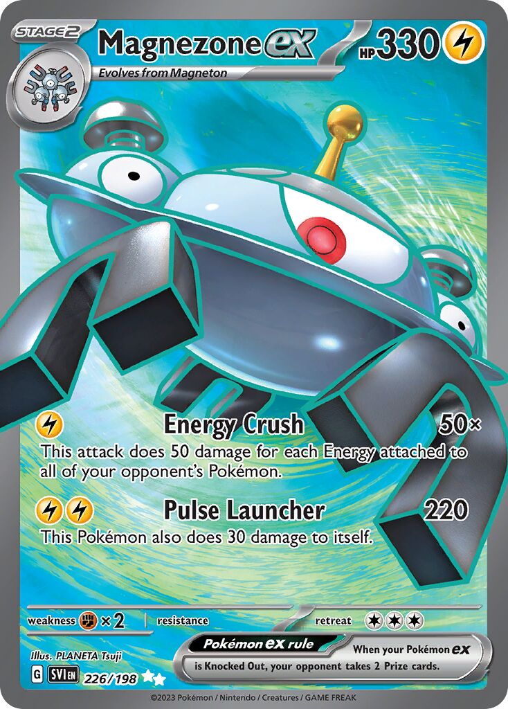 Magnezone ex 226/198 — Scarlet & Violet (English Pokémon TCG card)