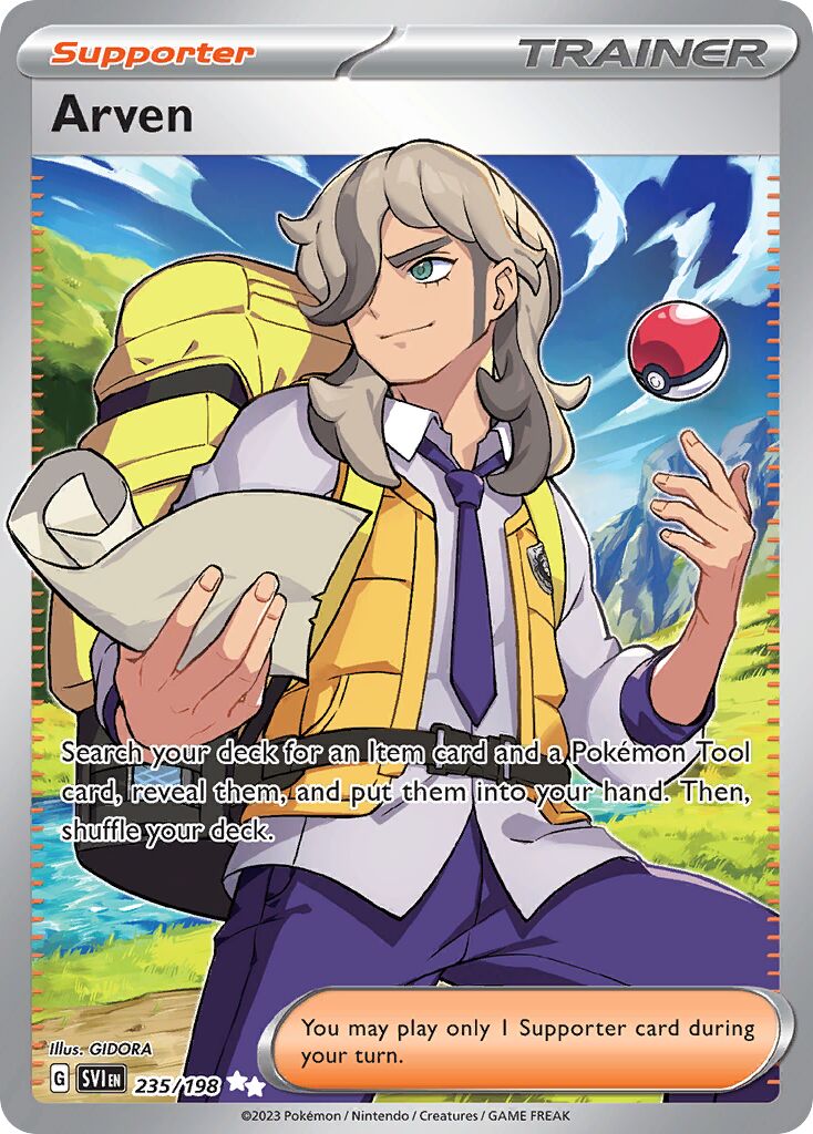 Arven 235/198 — Scarlet & Violet (English Pokémon TCG card)