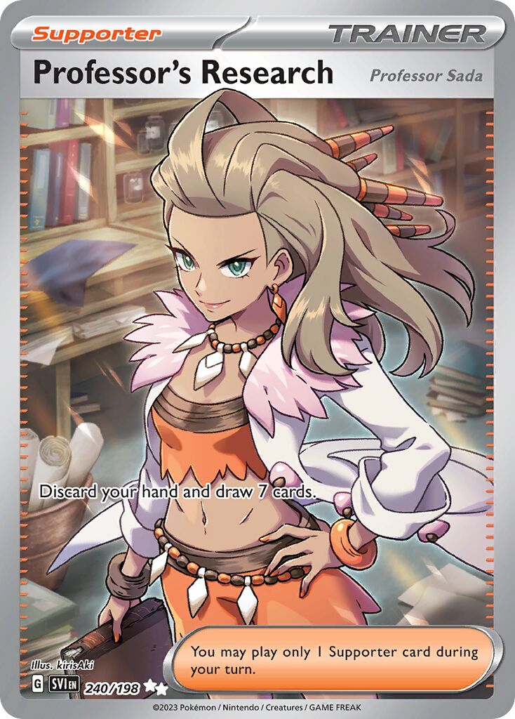 Professor's Research 240/198 — Scarlet & Violet (English Pokémon TCG card)