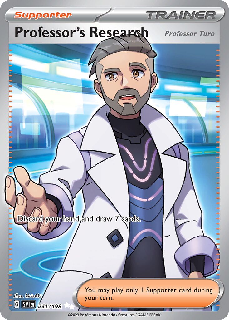 Professor's Research 241/198 — Scarlet & Violet (English Pokémon TCG card)