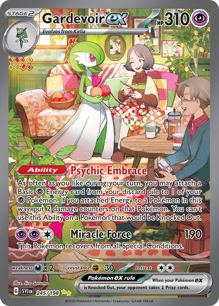 Gardevoir ex 245/198 — Scarlet & Violet (English Pokémon TCG card)