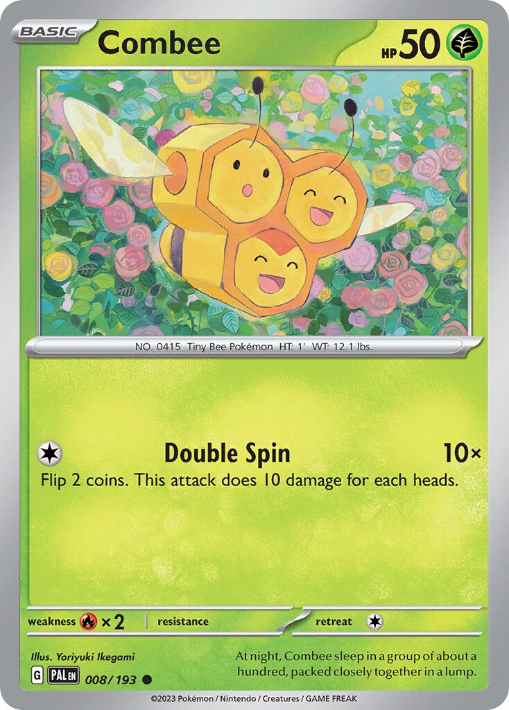 Combee 008/193 — Paldea Evolved (English Pokémon TCG card)