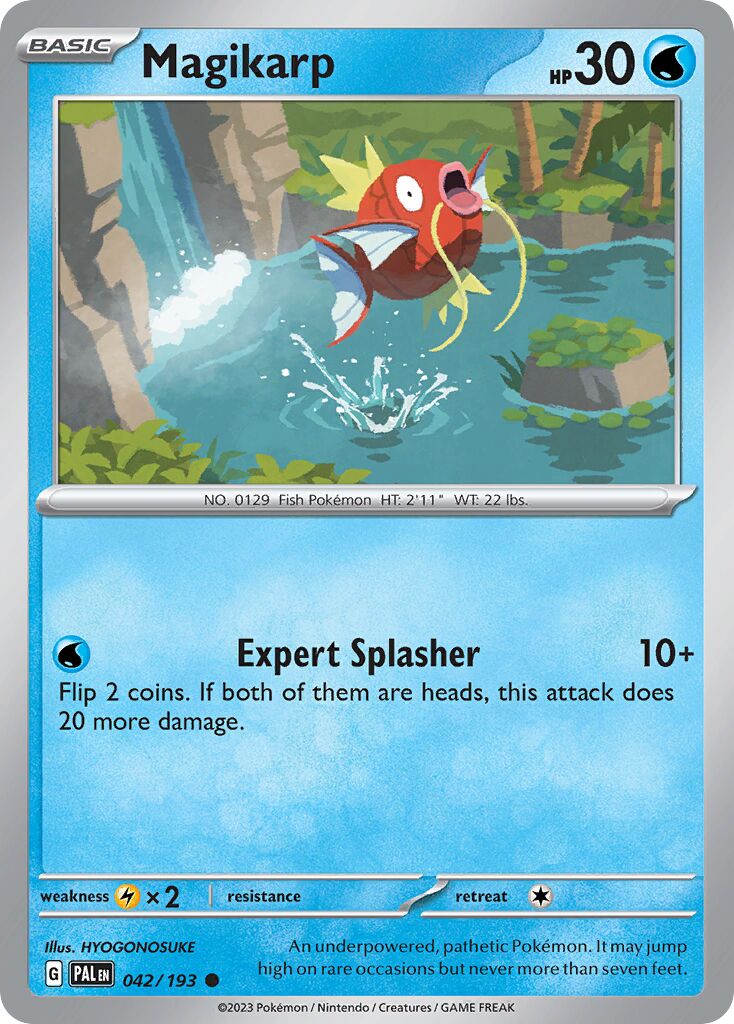 Magikarp 042/193 — Paldea Evolved (English Pokémon TCG card)