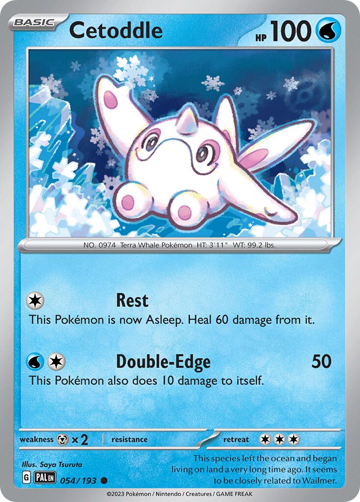 Cetoddle 054/193 — Paldea Evolved (English Pokémon TCG card)