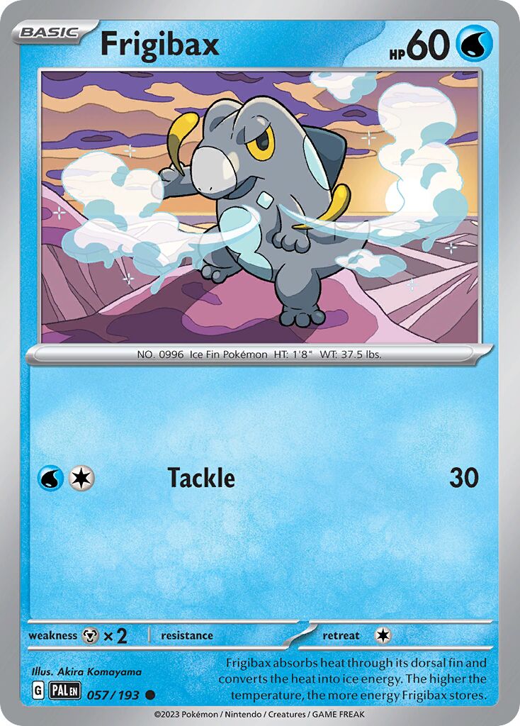 Frigibax 057/193 — Paldea Evolved (English Pokémon TCG card)