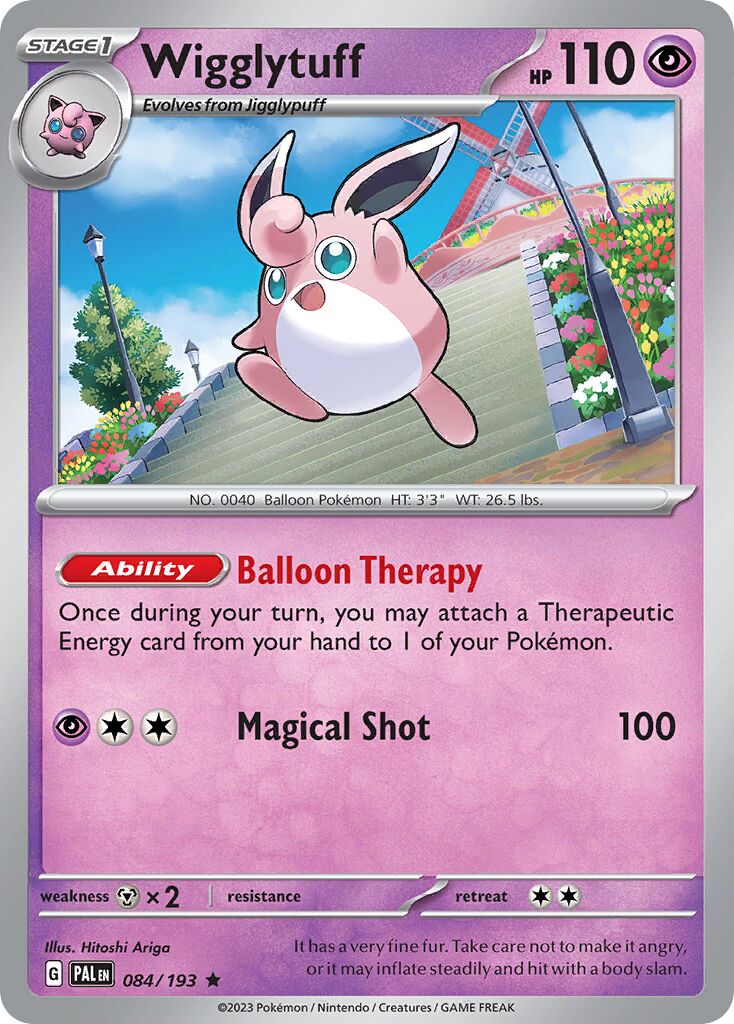 Wigglytuff 084/193 — Paldea Evolved (English Pokémon TCG card)