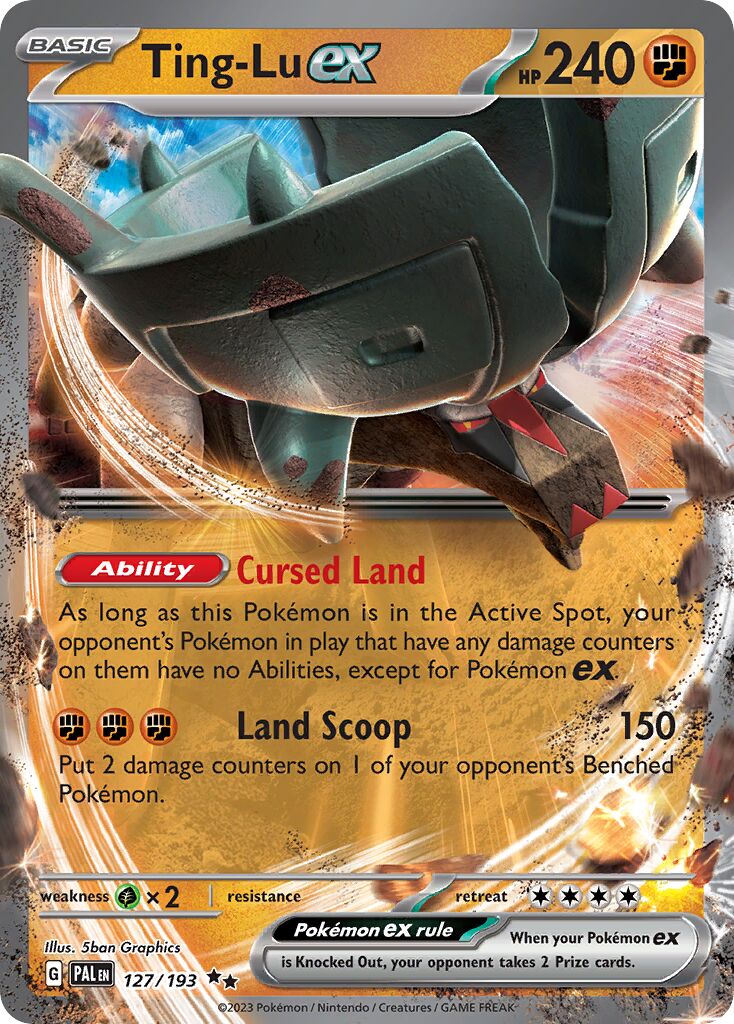 Ting-Lu ex 127/193 — Paldea Evolved (English Pokémon TCG card)