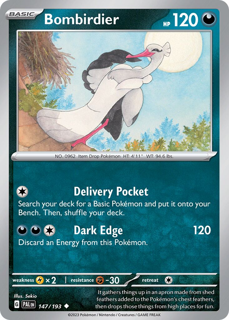 Bombirdier 147/193 — Paldea Evolved (English Pokémon TCG card)
