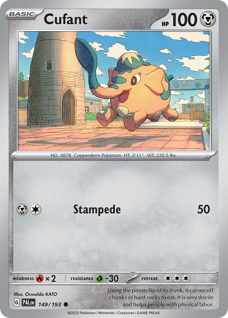 Cufant 149/193 — Paldea Evolved (English Pokémon TCG card)