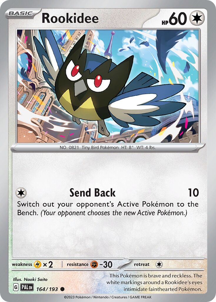 Rookidee 164/193 — Paldea Evolved (English Pokémon TCG card)