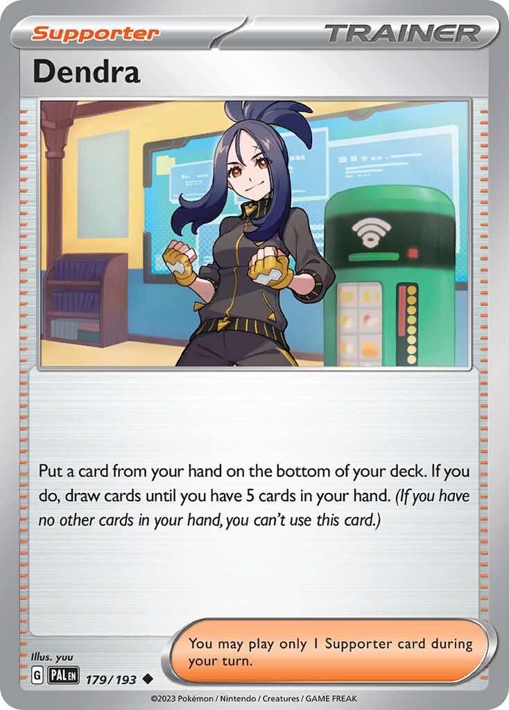 Dendra 179/193 — Paldea Evolved (English Pokémon TCG card)