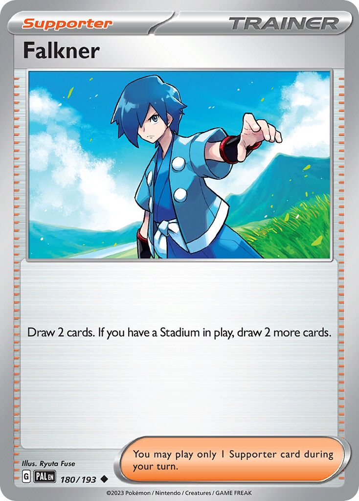 Falkner 180/193 — Paldea Evolved (English Pokémon TCG card)