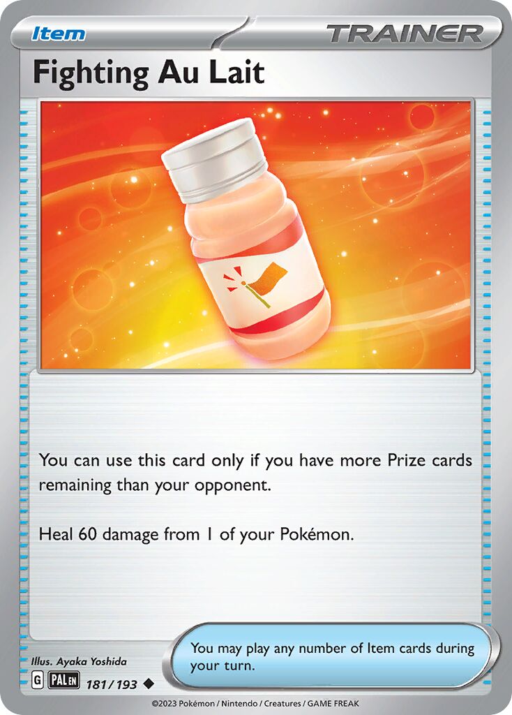 Fighting Au Lait 181/193 — Paldea Evolved (English Pokémon TCG card)