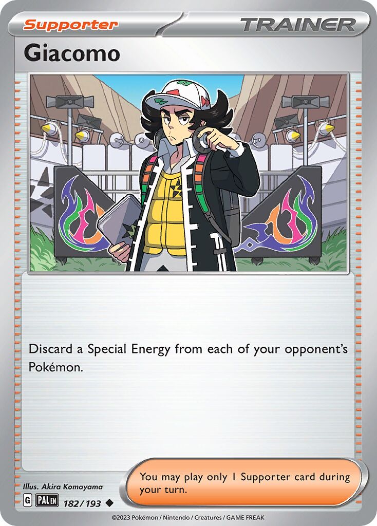 Giacomo 182/193 — Paldea Evolved (English Pokémon TCG card)