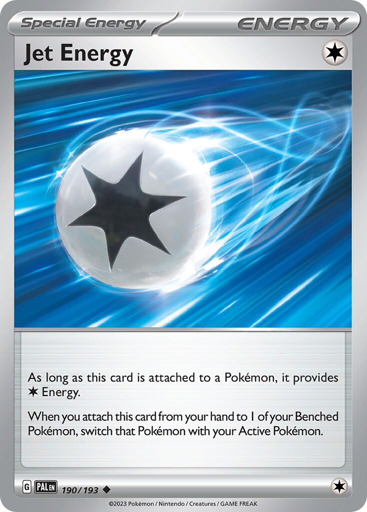 Jet Energy 190/193 — Paldea Evolved (English Pokémon TCG card)