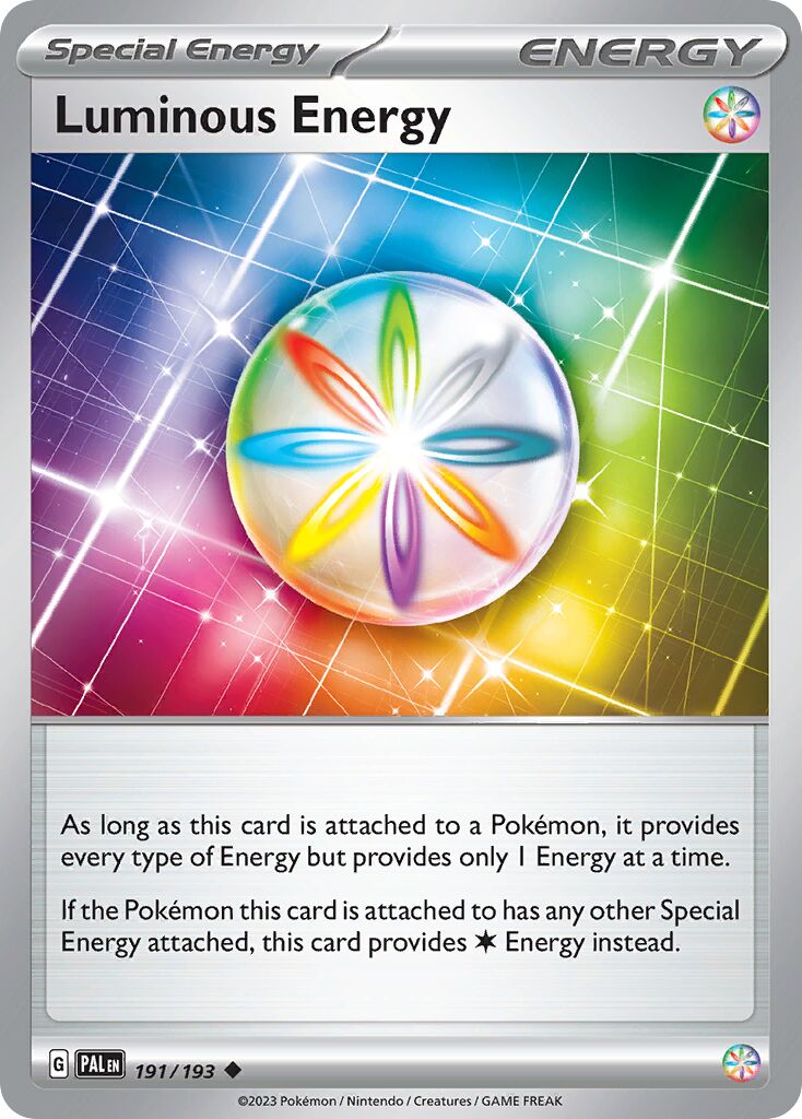 Luminous Energy 191/193 — Paldea Evolved (English Pokémon TCG card)