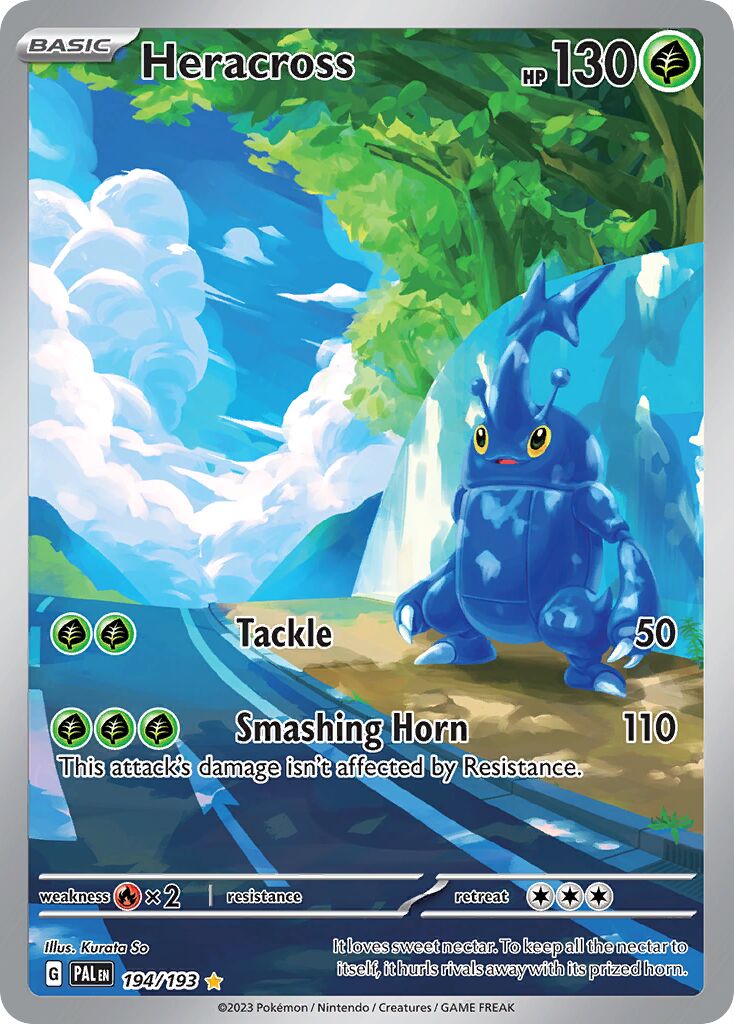 Heracross 194/193 — Paldea Evolved (English Pokémon TCG card)