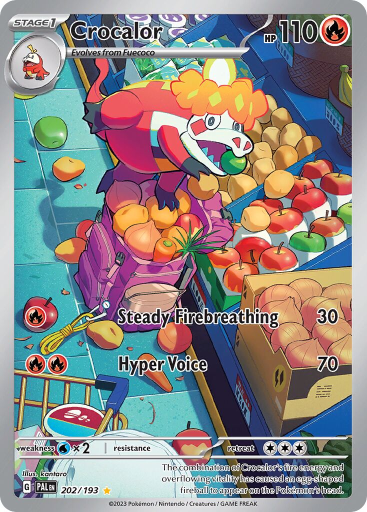 Crocalor 202/193 — Paldea Evolved (English Pokémon TCG card)