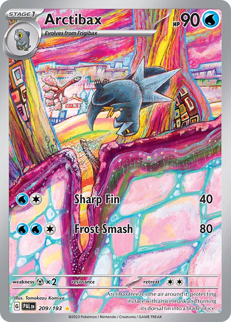 Arctibax 209/193 — Paldea Evolved (English Pokémon TCG card)