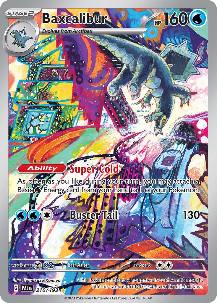 Baxcalibur 210/193 — Paldea Evolved (English Pokémon TCG card)