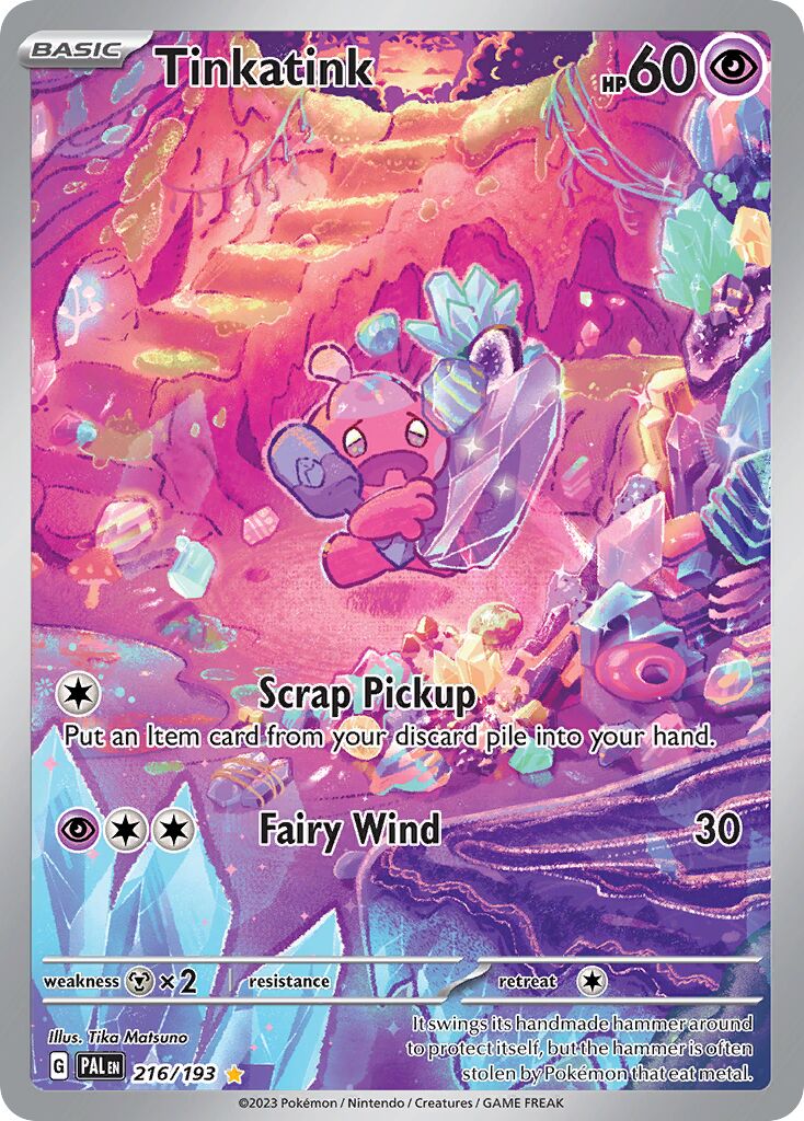 Tinkatink 216/193 — Paldea Evolved (English Pokémon TCG card)
