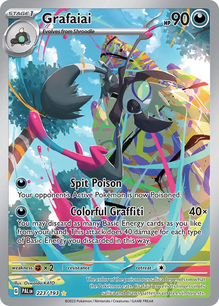 Grafaiai 223/193 — Paldea Evolved (English Pokémon TCG card)
