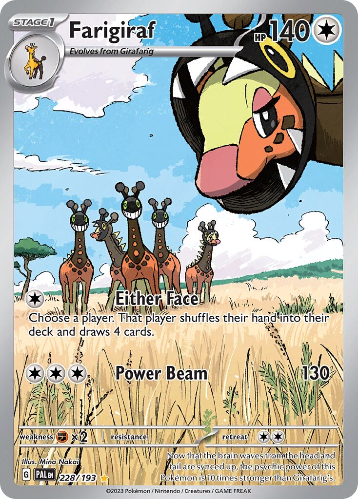 Farigiraf 228/193 — Paldea Evolved (English Pokémon TCG card)
