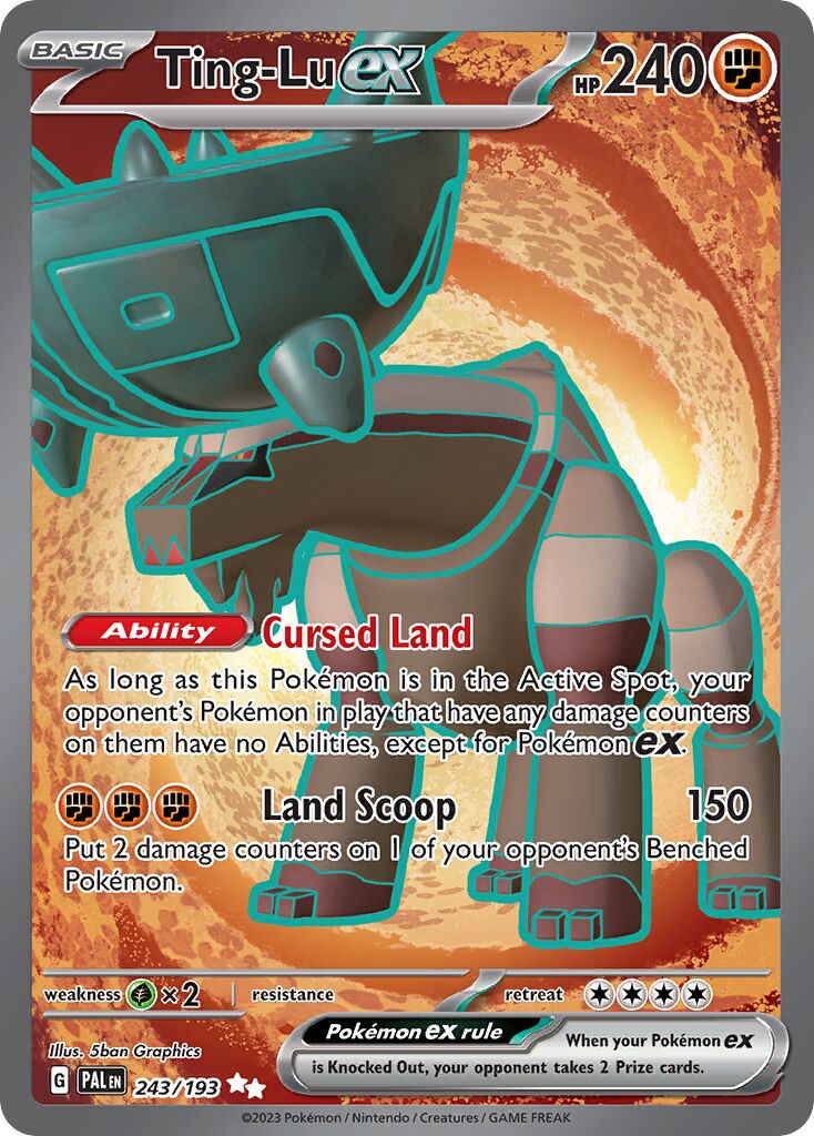 Ting-Lu ex 243/193 — Paldea Evolved (English Pokémon TCG card)