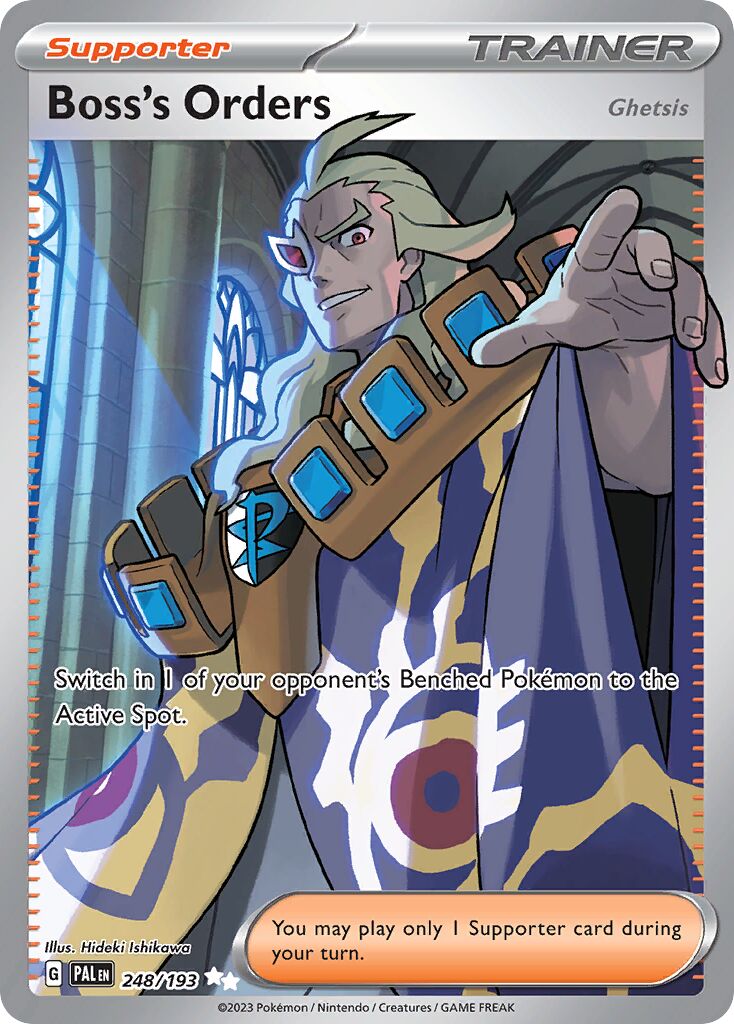 Boss's Orders 248/193 — Paldea Evolved (English Pokémon TCG card)