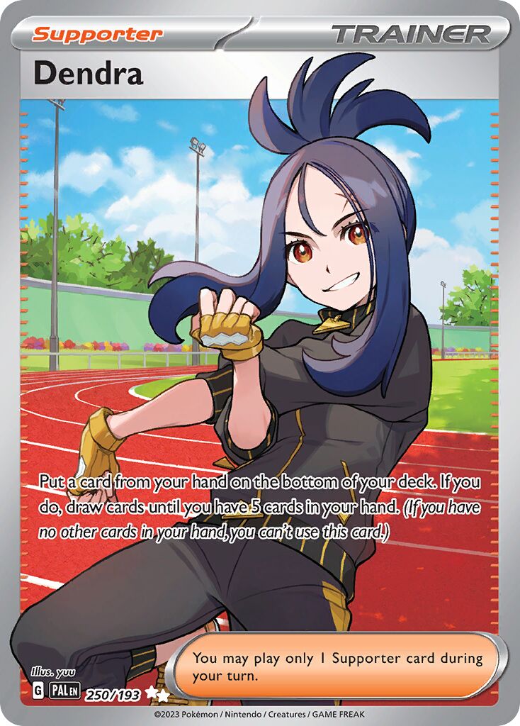 Dendra 250/193 — Paldea Evolved (English Pokémon TCG card)
