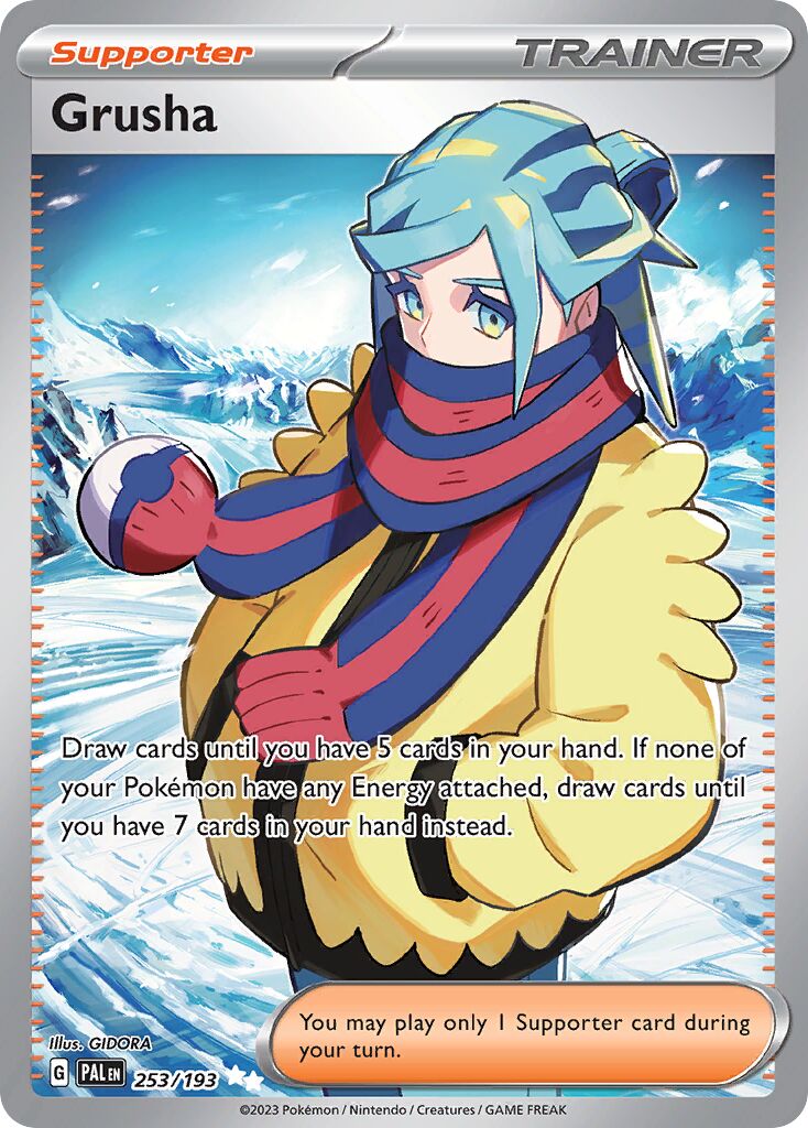 Grusha 253/193 — Paldea Evolved (English Pokémon TCG card)