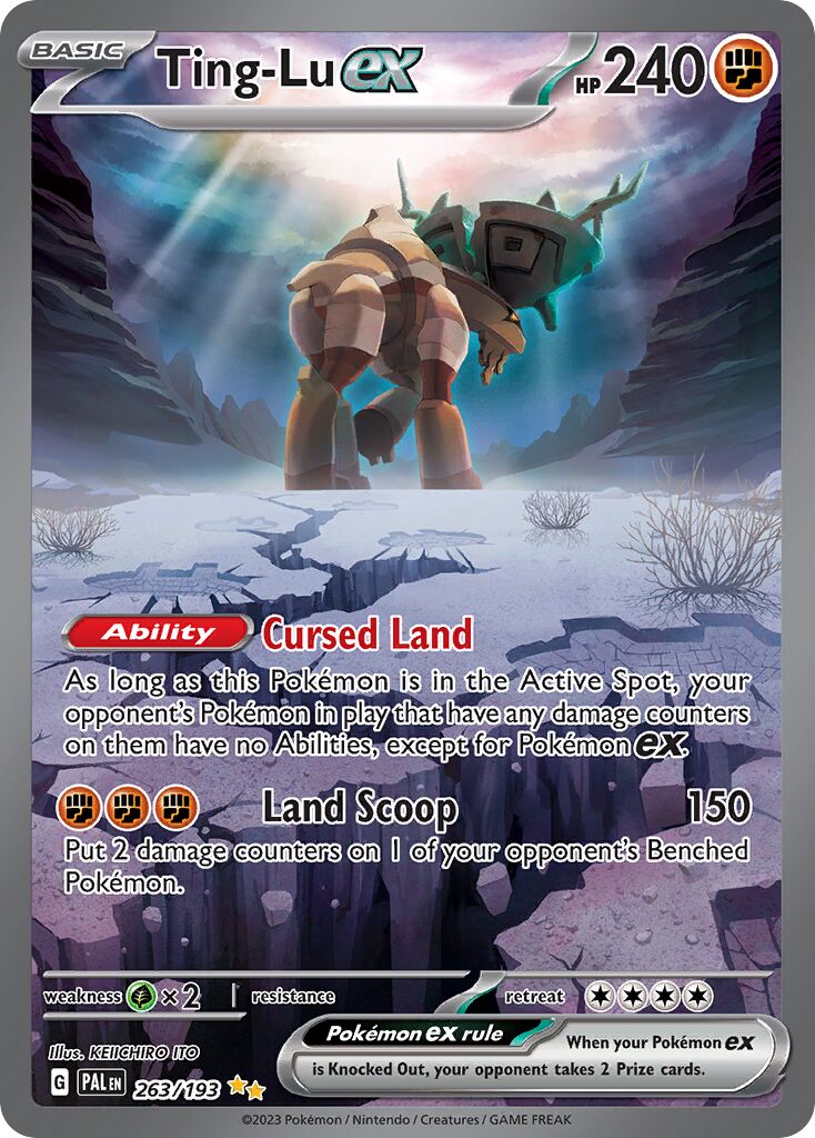 Ting-Lu ex 263/193 — Paldea Evolved (English Pokémon TCG card)