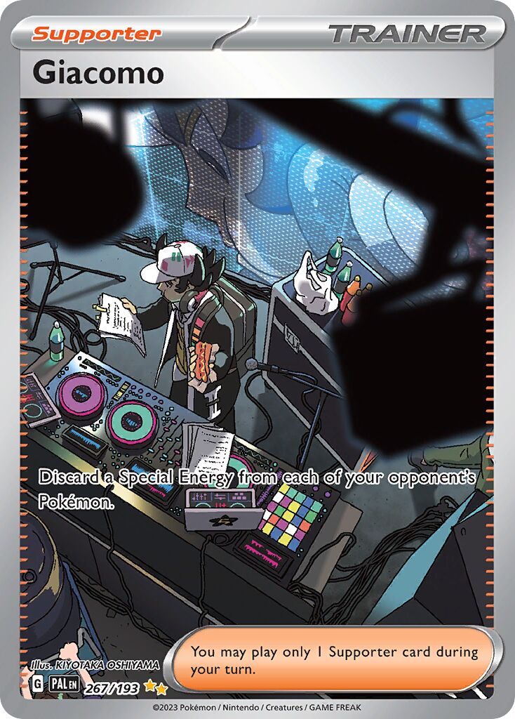 Giacomo 267/193 — Paldea Evolved (English Pokémon TCG card)