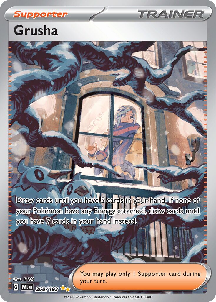 Grusha 268/193 — Paldea Evolved (English Pokémon TCG card)