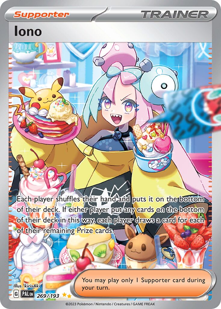 Iono 269/193 — Paldea Evolved (English Pokémon TCG card)