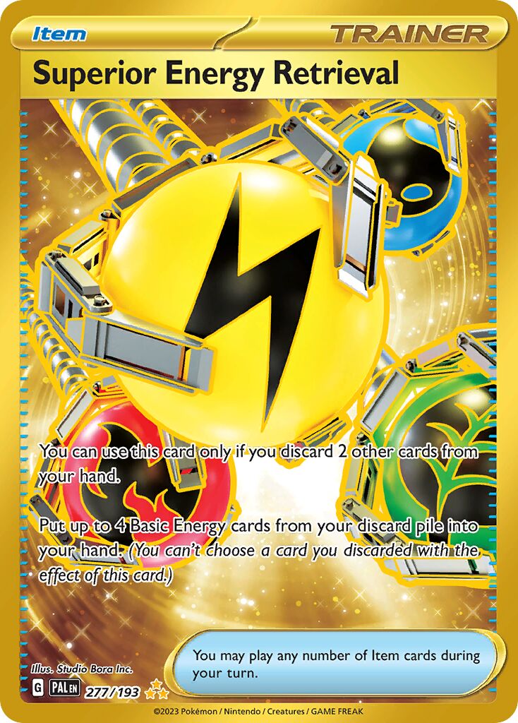 Superior Energy Retrieval 277/193 — Paldea Evolved (English Pokémon TCG card)