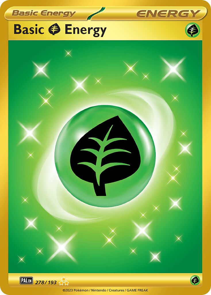 Basic Grass Energy 278/193 — Paldea Evolved (English Pokémon TCG card)